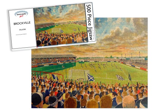 Brockville Stadium Fine Art Jigsaw Puzzle - Falkirk FC Brockville Stadium Fine Art Jigsaw Puzzle - Falkirk FC